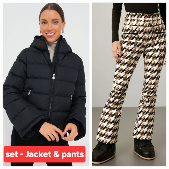 Perfect Moment Jackets & Blazers - 💥 Set - Perfect Moment Houndstooth ski Pants Perfect Moment Flare Ski Jacket